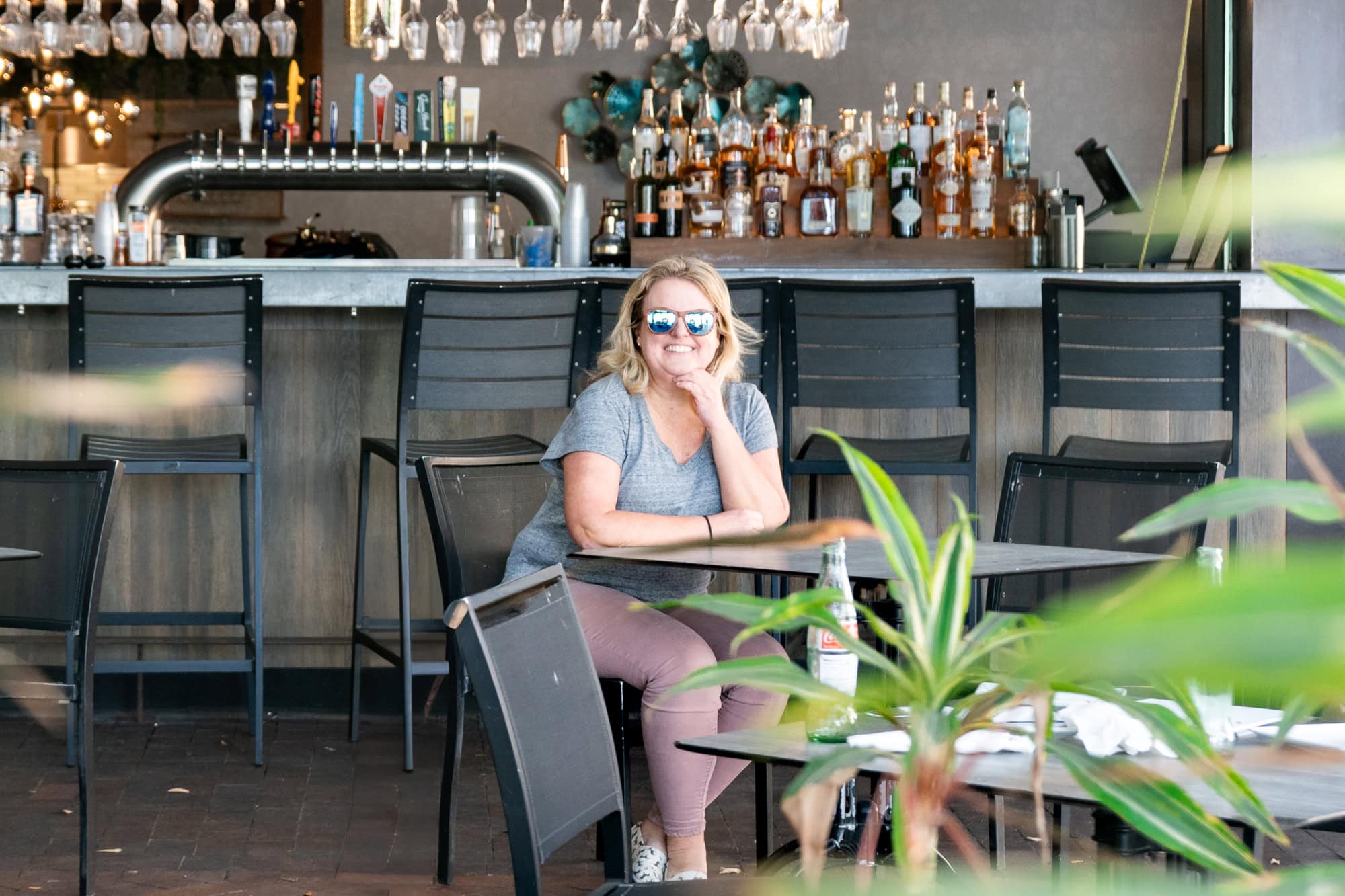 Julie meets me for coffee and a casual conversation about her wedding planning business