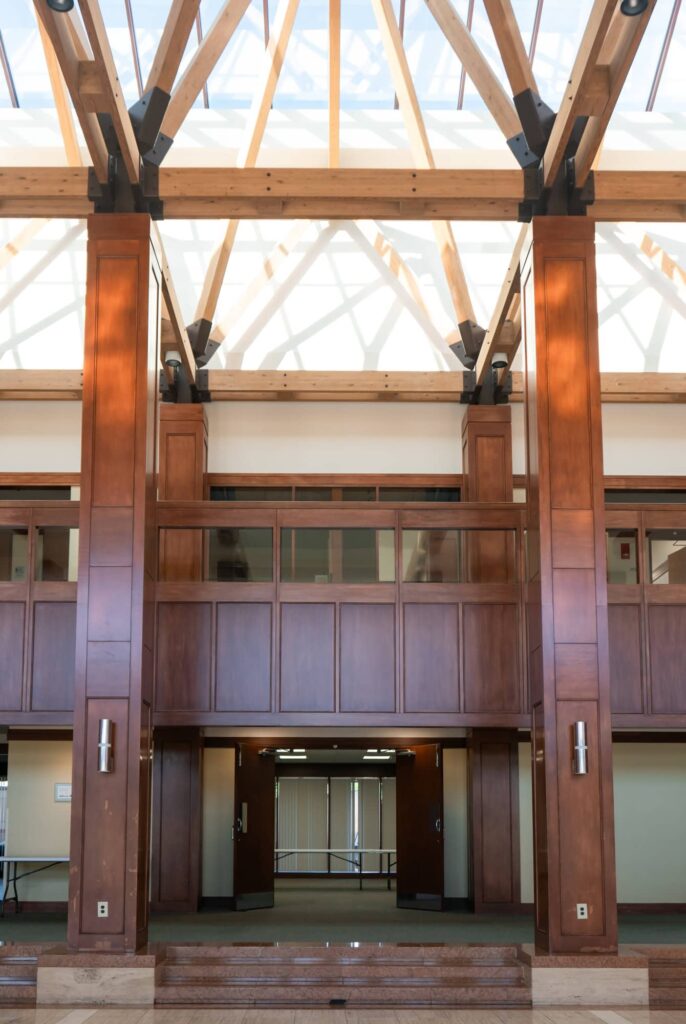 The main wedding room at the Poynter Institute
