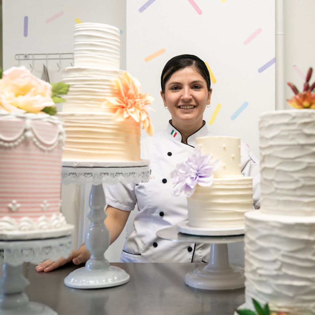 Wedding cakes by Chef Mel